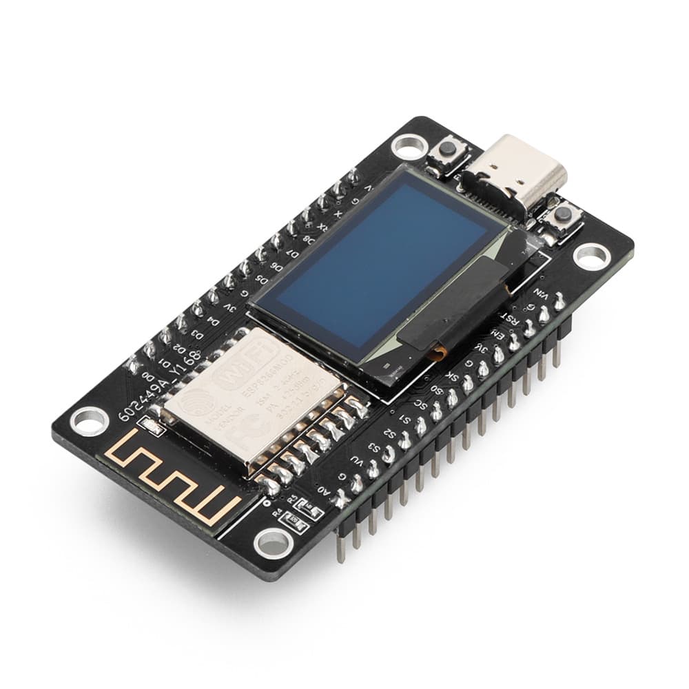 NodeMCU ESP8266 V3 Development Board With 0.96 Inch OLED Display CH340 ESP-12F WiFi Module TYPE-C USB For Arduino/Micropython